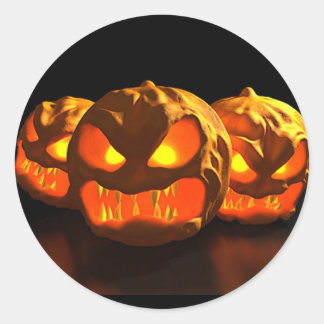 Halloween Classic Round Sticker