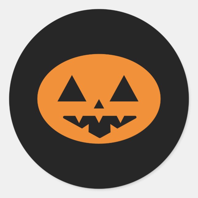 Halloween Classic Round Sticker (Front)
