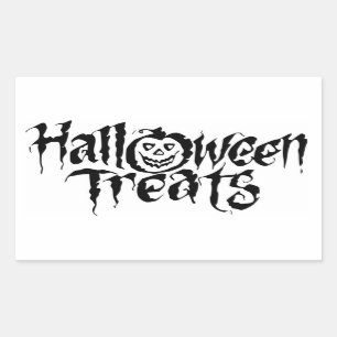 Halloween Classic Round Sticker/Halloween Treats Sticker
