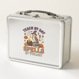 Halloween Classroom Moonlight Magic Metal Lunch Box