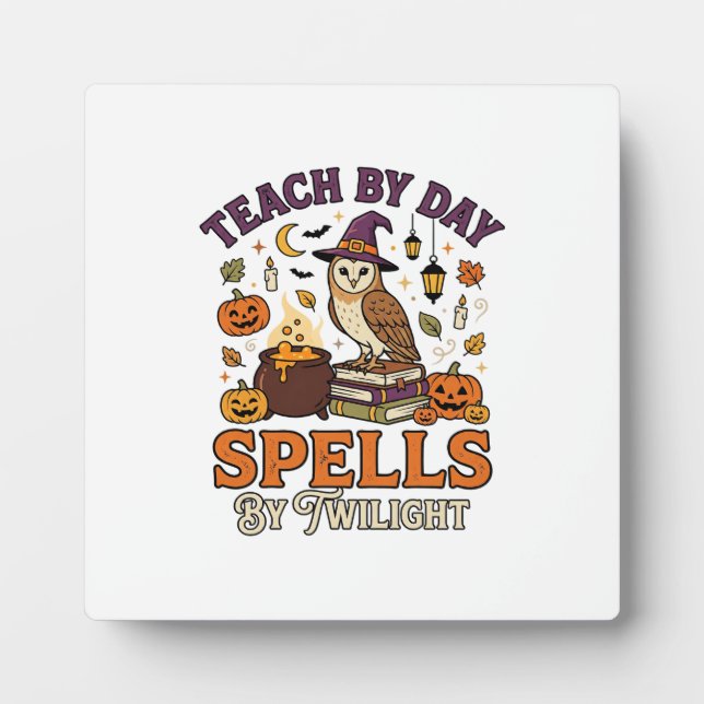 Halloween Classroom Moonlight Magic Plaque (Front)
