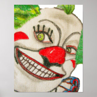 HALLOWEEN CLOWN PATHOLOGICAL PATTY  POSTER