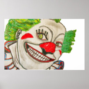 HALLOWEEN CLOWN PATHOLOGICAL PATTY  POSTER