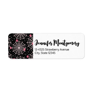 Halloween Cobwebs & Spiders Pattern