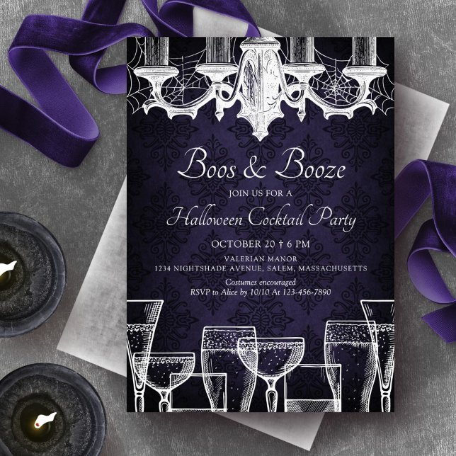 Halloween Cocktail Party Invitation (Creator Uploaded)