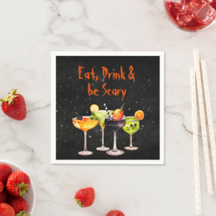 Halloween Cocktail Party  Napkin