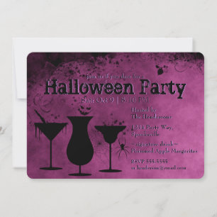 Halloween Cocktails Invitation
