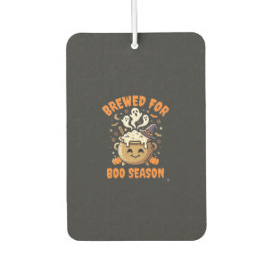Halloween Coffee Boo Season Air Freshener