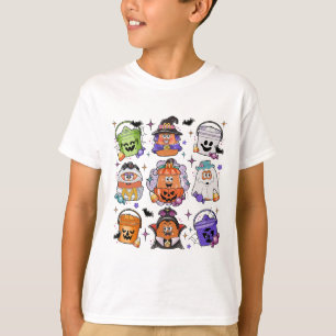 Halloween Coffee Funny Halloween Season Spooky  T-Shirt