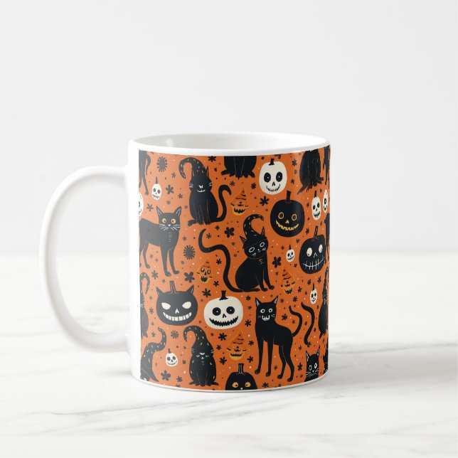 halloween coffee mug (Left)