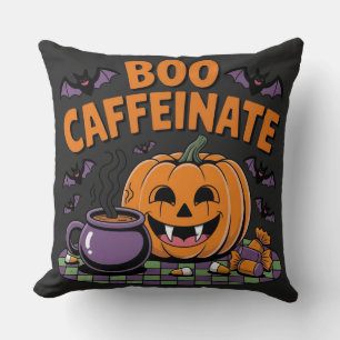 Halloween Coffee Vibes Pillow