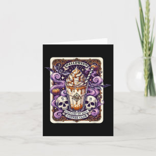 Halloween Cold Like My Soul Coffee Club Tarot Card