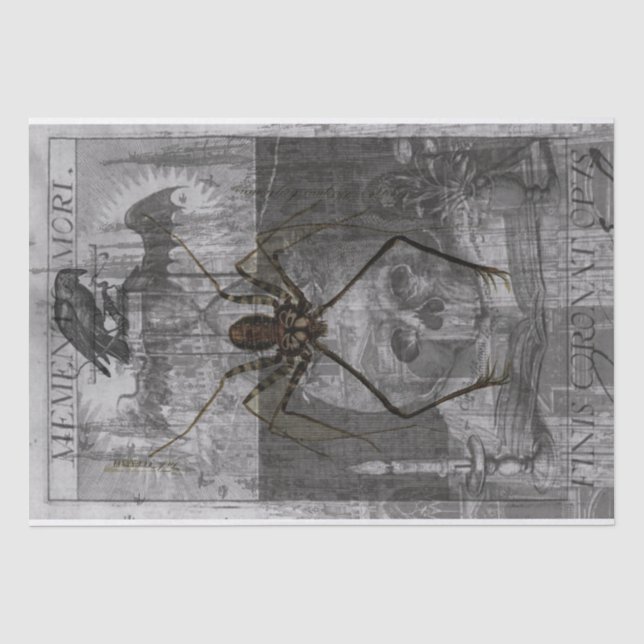 Halloween Collage Tissue Tissue Paper (Front)
