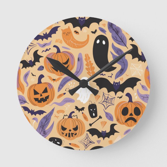 Halloween Collection – Spook Up - Wall Clock (Front)