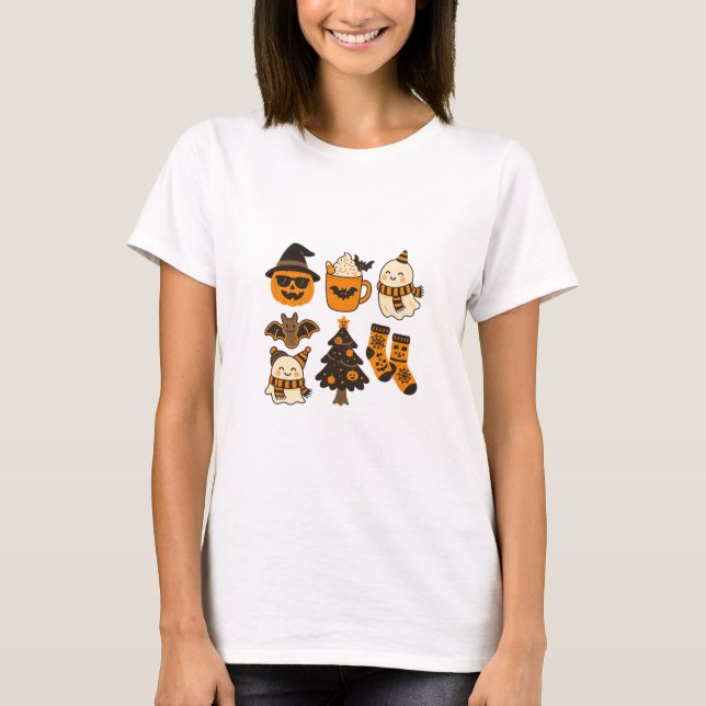 Halloween Collection – Spooky Cute Collection  T-Shirt (Front)