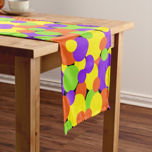 Halloween Colours | Circles | Short Table Runner (In Situ)