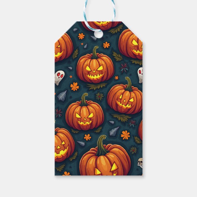 Halloween concept gift tags (Front)