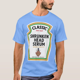Halloween Condiment Bottle  Shrunken Head Serum Po T-Shirt