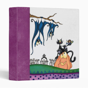 Halloween cook book binder