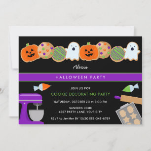 HALLOWEEN COOKIE INVITATION