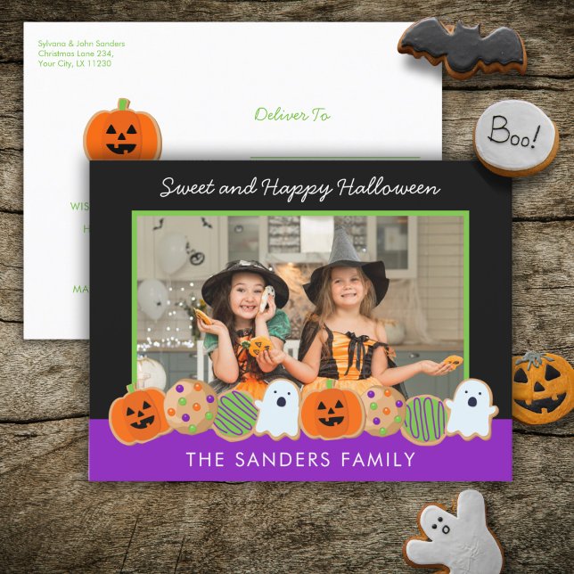 HALLOWEEN COOKIES PHOTO CARTE POSTALE (Créateur téléchargé)