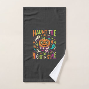 Halloween Cool Jack Lantern Hand Towel