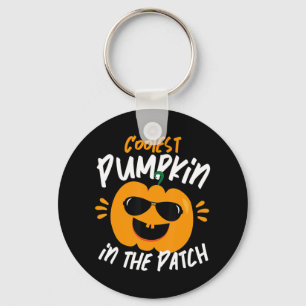 Halloween Coolest Pumpkin In The Patch Boys Girls  Keychain