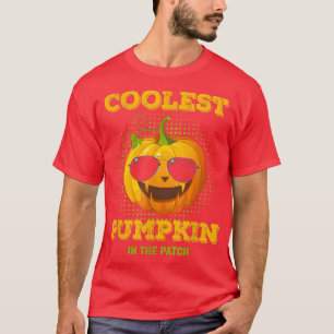 Halloween Coolest Pumpkin In The Patch Boys Girls T-Shirt