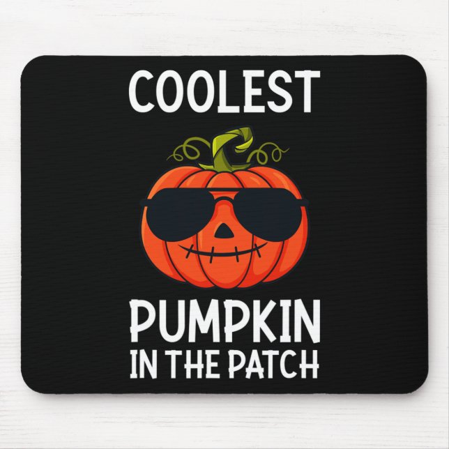Halloween Coolest Pumpkin In The Patch Fun Boys Gi Mouse Pad (Front)