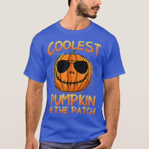 Halloween Coolest Pumpkin In The Patch Funny Boys T-Shirt