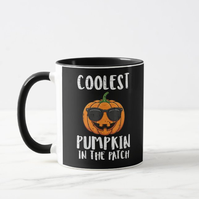 Halloween Coolest Pumpkin Patch Costume Men Boys K Mug (Left)