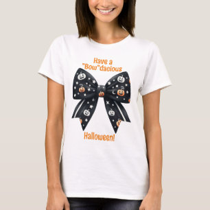 Halloween Coquette "bow"dacious design T-Shirt