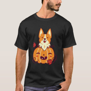 Halloween Corgi Dog Pumpkin Corgi Dog Halloween T T-Shirt