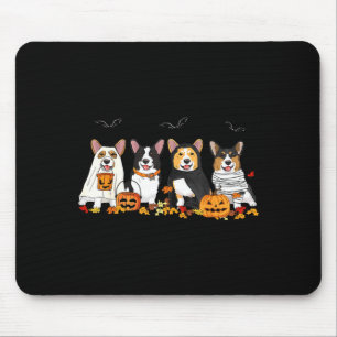 Halloween Corgi Ghost Soky Corgi Lovers Dog Mama P Mouse Pad
