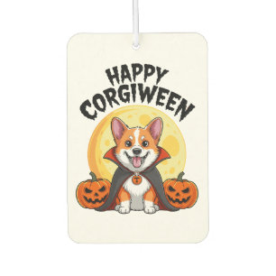 Halloween Corgiween, Spooky Corgi Dog Air Freshener