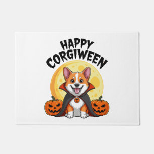 Halloween Corgiween, Spooky Corgi Dog Doormat