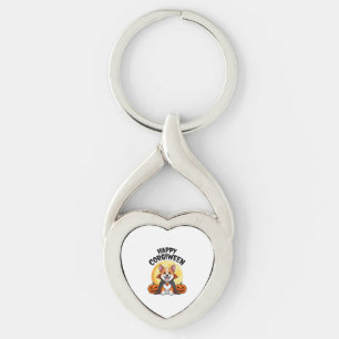 Halloween Corgiween, Spooky Corgi Dog Keychain