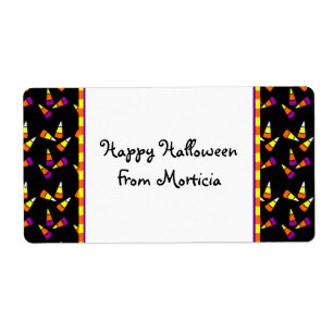 Halloween Corn Corn Personnalisé Étiquettes