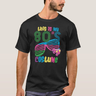 Halloween costume 80s them retro colours sunglasse T-Shirt