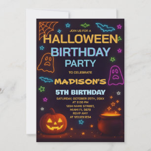 Halloween Costume Birthday Invitation