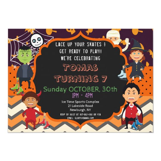 HALLOWEEN COSTUME BIRTHDAY PARTY INVITATION | KIDS