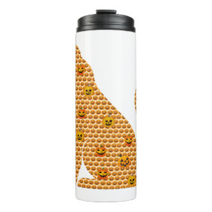 Halloween costume black cats funny halloween thermal tumbler