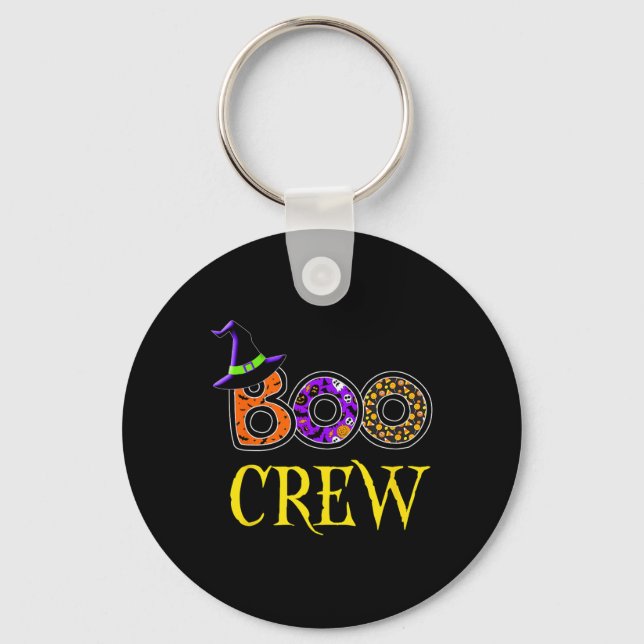 Halloween Costume Boo Crew  Keychain (Front)