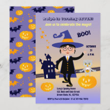 Halloween Costume Boy Wizard Birthday Party