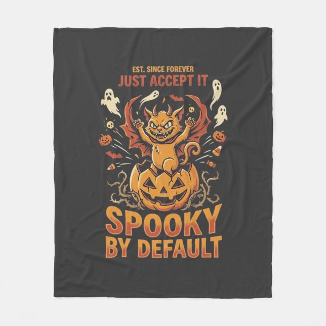 Halloween Costume Chaos Fleece Blanket (Front)