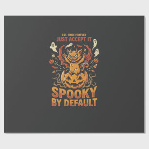 Halloween Costume Chaos Wrapping Paper