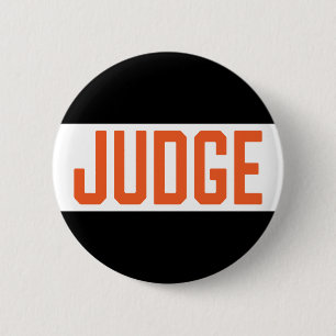 Halloween Costume Contest Judge Badge 2 Inch Round Button