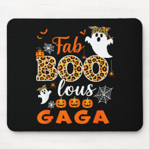 Halloween Costume Cute Leopard Boo Gaga Soky Ghost Mouse Pad
