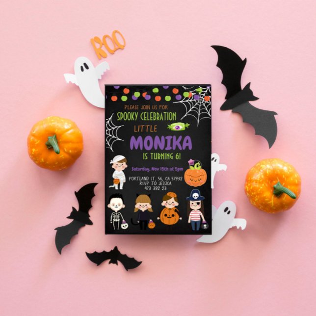 Halloween Costume fête Anniversaire Invitation (Créateur téléchargé)