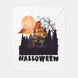 Halloween costume fleece blanket